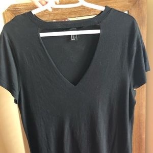 Black T-shirt dress